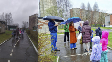 В детском саду «Надежда» прошла тренировочная эвакуация В детском саду «Надежда» прошла тренировочная эвакуация.